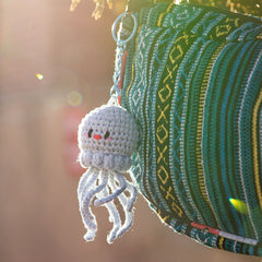 Jellyfish Crochet Keyring-Siesta Crafts