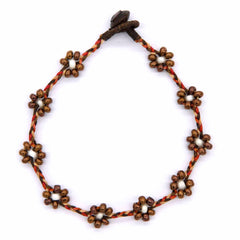 Flower Bead Anklet-Siesta Crafts