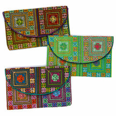 Hill Tribe Material Purse-Siesta Crafts