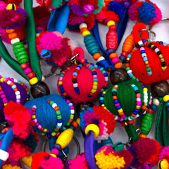 Hill Tribe Colourful Keyring-Siesta Crafts