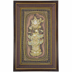 Framed Vintage Kalaga Tapestry No.17 - Thagyamin Nat-Siesta Crafts