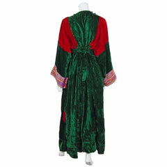 Vintage Afghan Velvet Dress - Misty (16/18, L/XL)-Siesta Crafts
