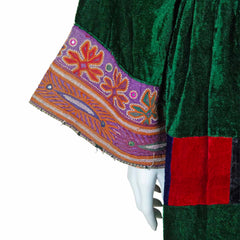 Vintage Afghan Velvet Dress - Misty (16/18, L/XL)-Siesta Crafts