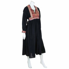 Vintage Afghan Cotton Dress - Fern (18, XL)-Siesta Crafts
