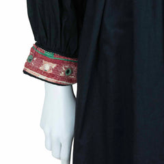 Vintage Afghan Cotton Dress - Fern (18, XL)-Siesta Crafts