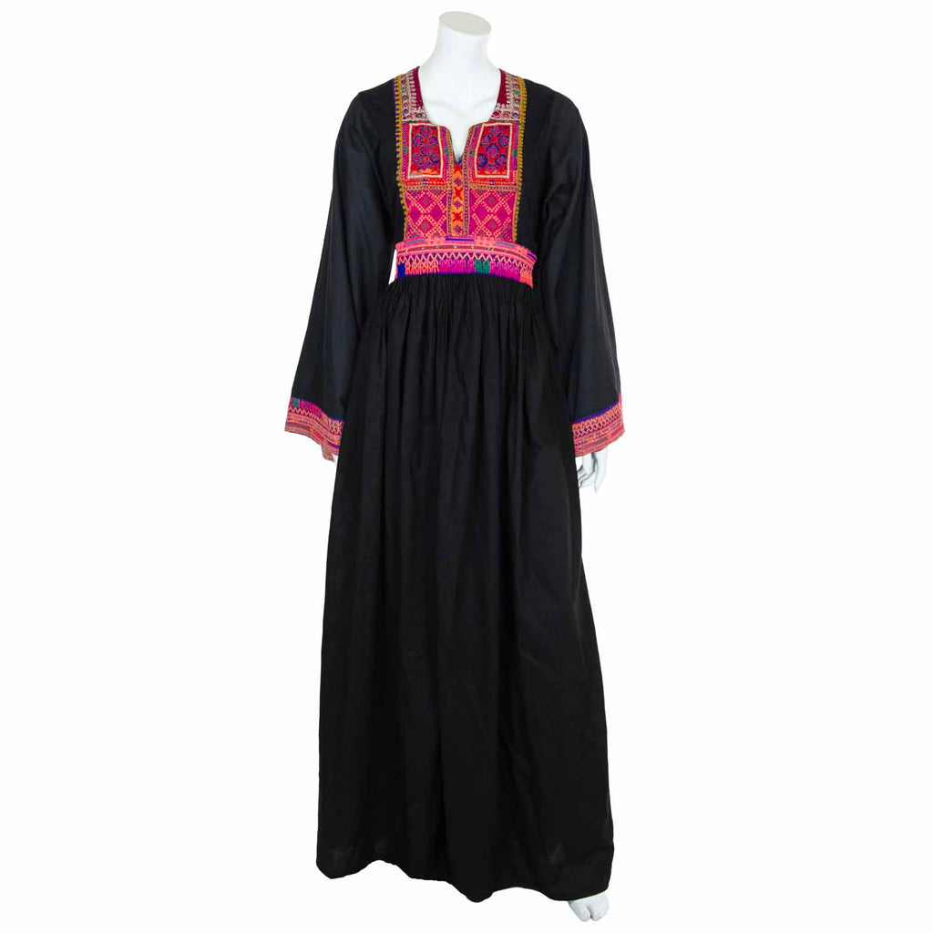 Vintage Afghan Cotton Dress - Alice (12, M)-Siesta Crafts