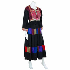 Vintage Afghan Cotton Dress - Grace (14, L)-Siesta Crafts