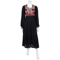 Vintage Afghan Cotton Dress - Suki (10, S)-Siesta Crafts