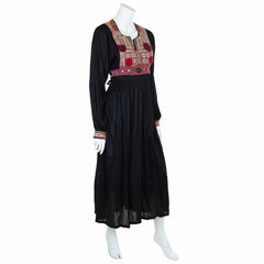 Vintage Afghan Cotton Dress - Suki (10, S)-Siesta Crafts