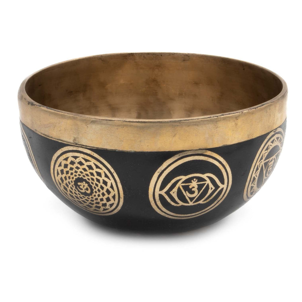 Mustang Black Singing Bowl-Siesta Crafts