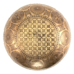 Buddha Etched Singing Bowl No.18-Siesta Crafts