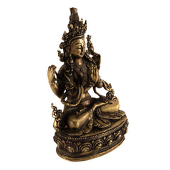 Brass Kharchheri Statue No.311-Siesta Crafts