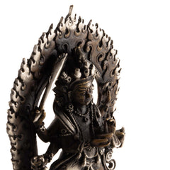 Brass Kal Bhairav Statue No.318-Siesta Crafts