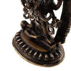 Brass Kal Bhairav Statue No.318-Siesta Crafts