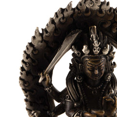 Brass Kal Bhairav Statue No.318-Siesta Crafts