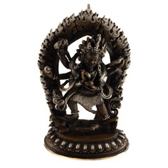Brass Mahankal Statue No.319-Siesta Crafts