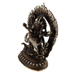 Brass Mahankal Statue No.319-Siesta Crafts