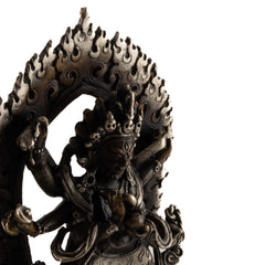 Brass Mahankal Statue No.319-Siesta Crafts