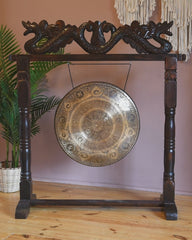 Cloud Om Mandala Etched Gong No.76