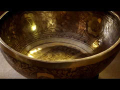 Buddha Footprint Artisan Bowl no.143