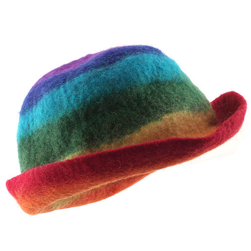 Rainbow Felt Hat-Siesta Crafts