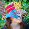 Recycled Sari Floppy Hat-Siesta Crafts