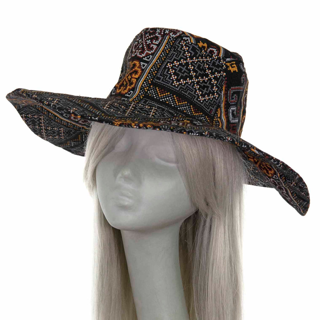 Thai Line Sun Hat-Siesta Crafts