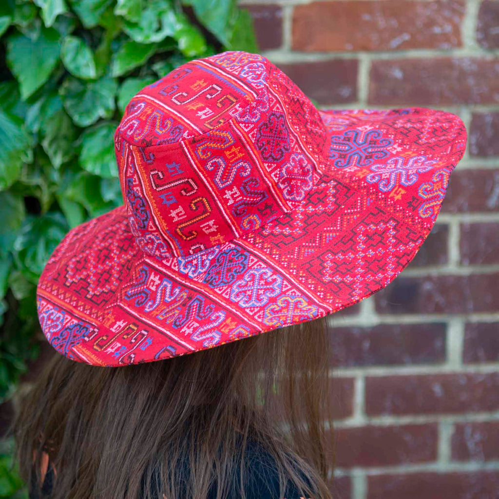 Thai Line Sun Hat-Siesta Crafts