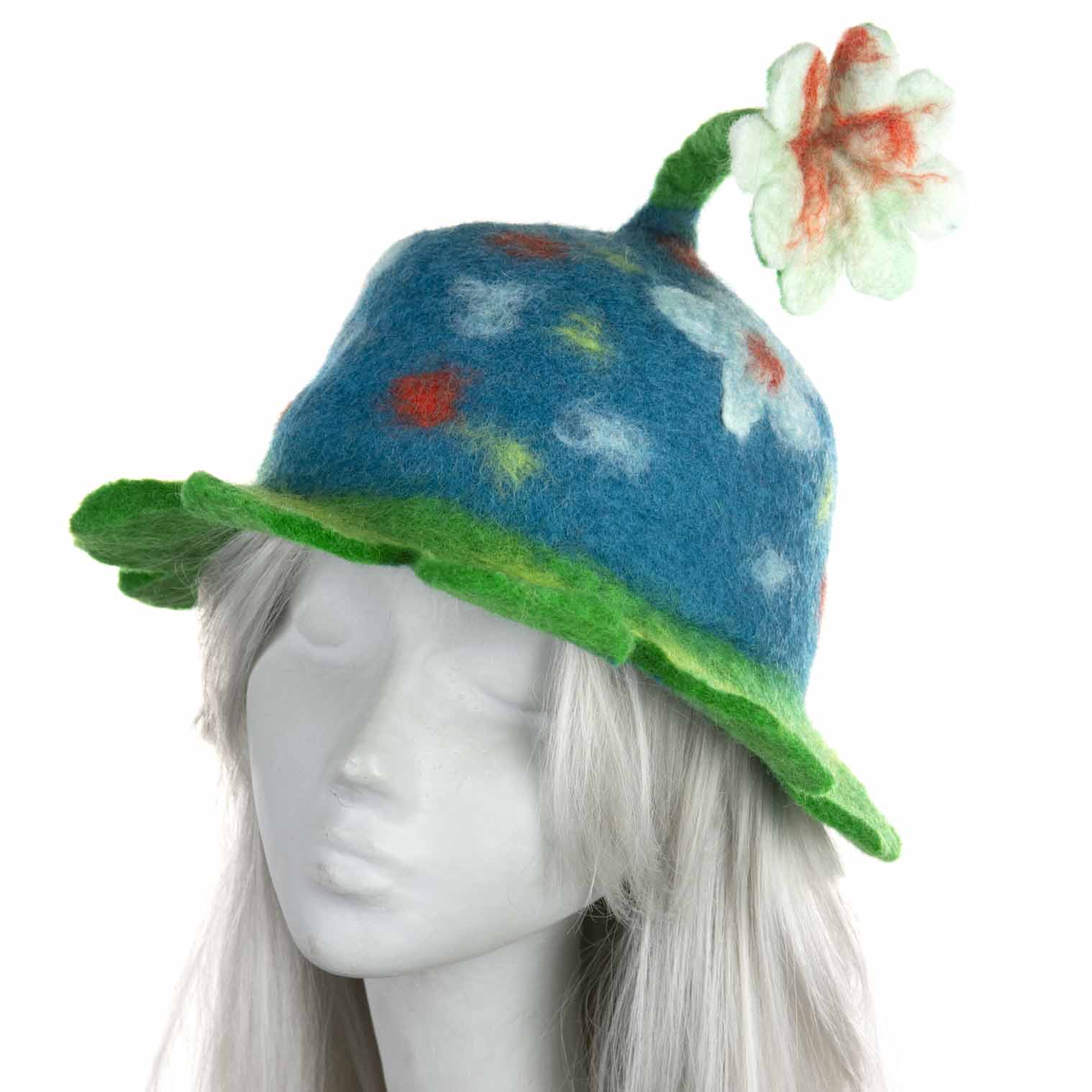 Flower Felt Hat – Siesta Crafts - Main Image