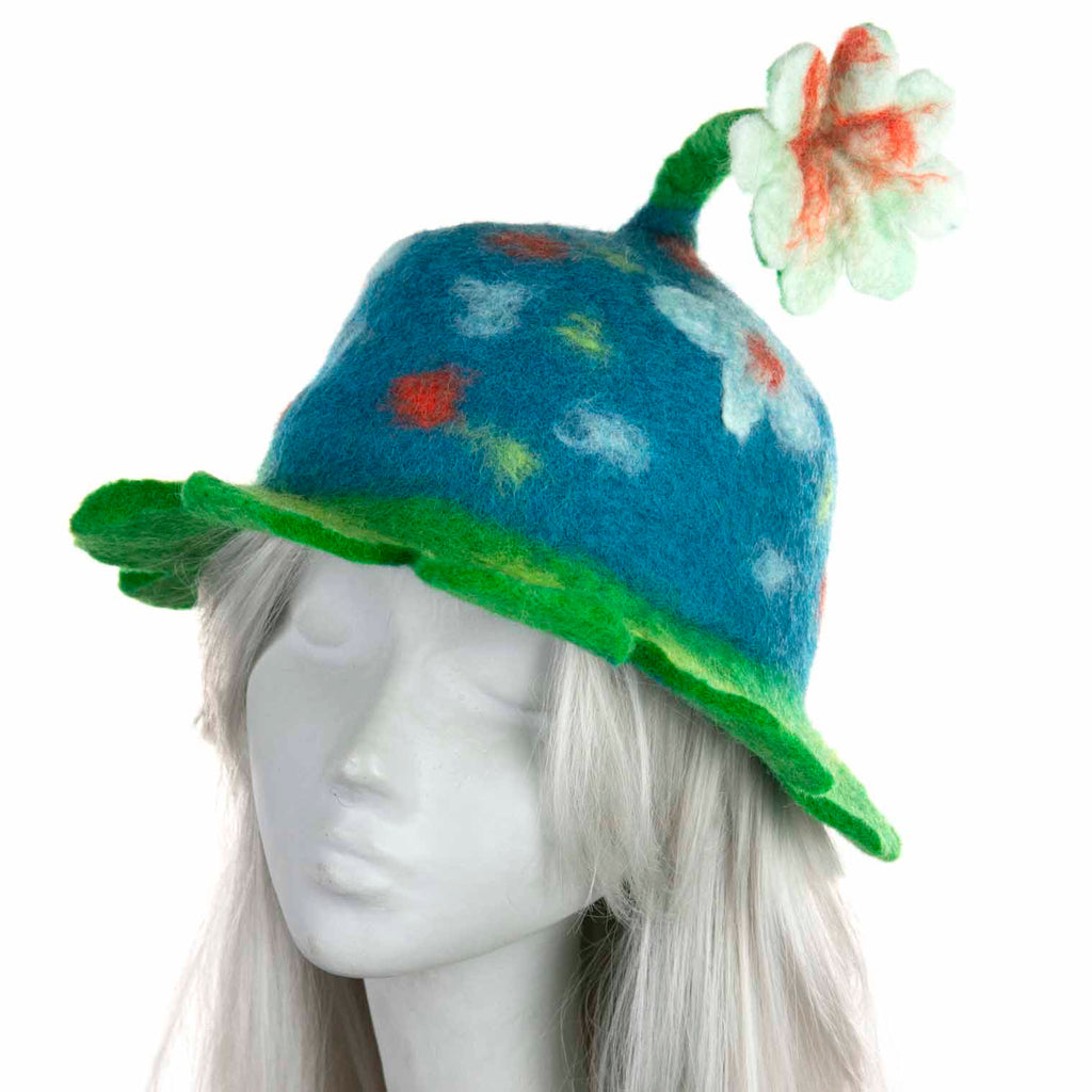 Flower Felt Hat-Siesta Crafts
