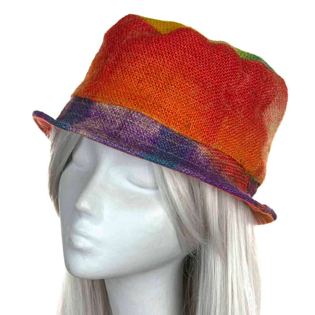 Tie Dye Hessian Hat-Siesta Crafts