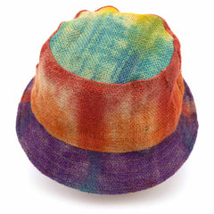 Tie Dye Hessian Hat-Siesta Crafts