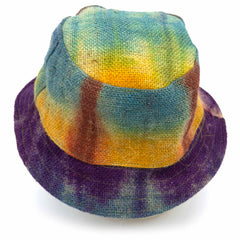 Tie Dye Hessian Hat-Siesta Crafts