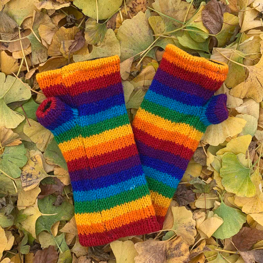 Rainbow Tube Gloves-Siesta Crafts