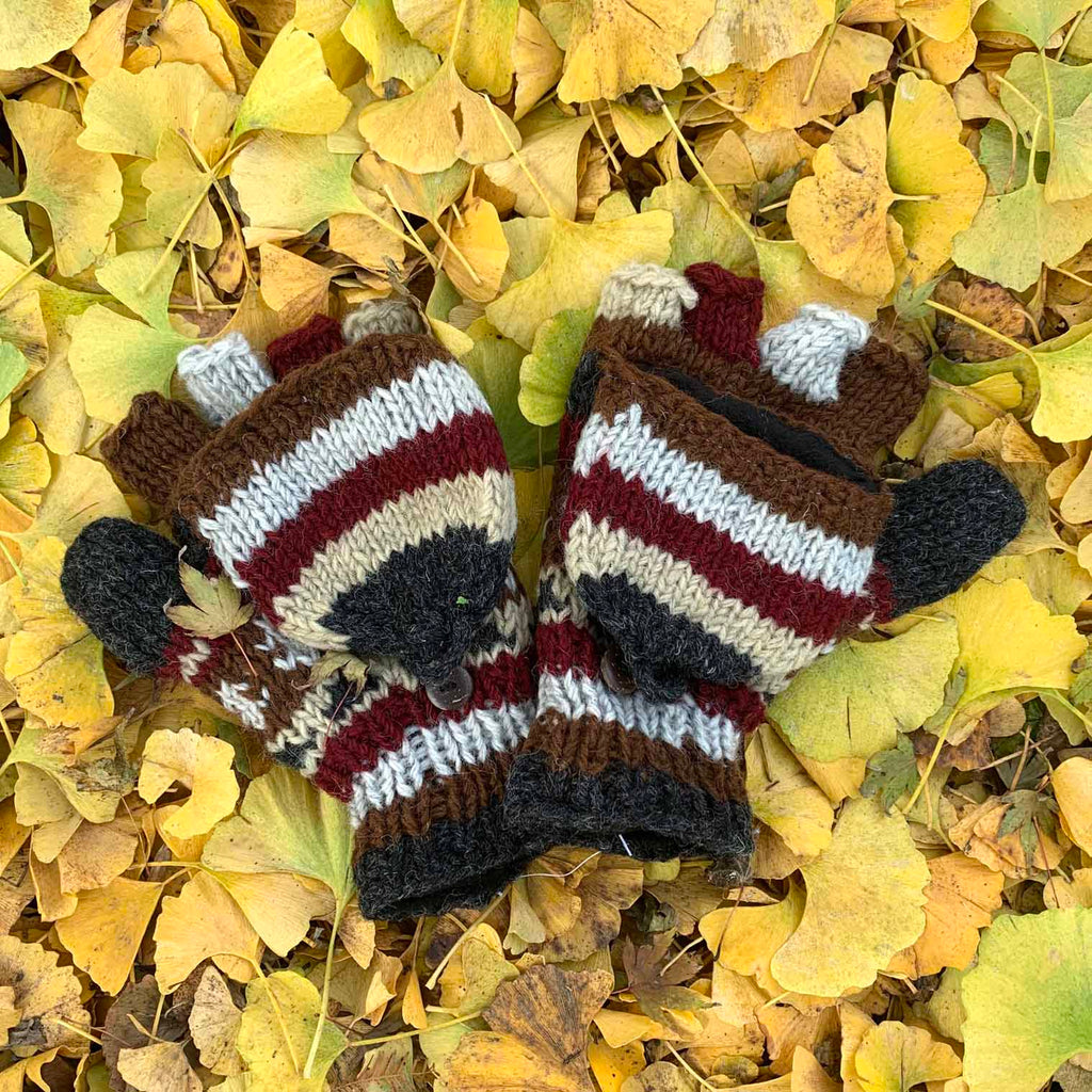 Fleece Lined Hunter Gloves-Siesta Crafts