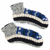 Mixed Woollen Slippers-Siesta Crafts