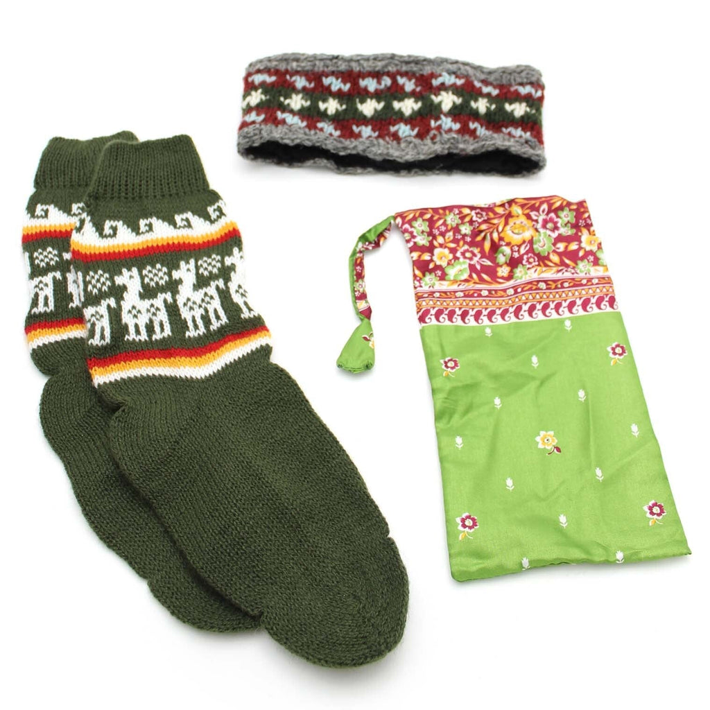 Warm Ears and Cosy Toes Kit - Autumnal-Siesta Crafts