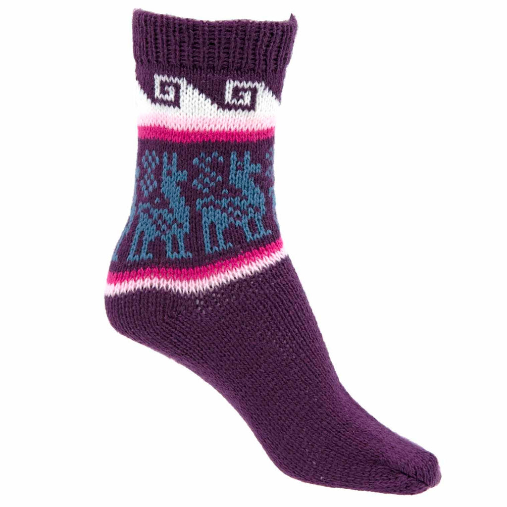 Spring Llama Socks-Siesta Crafts