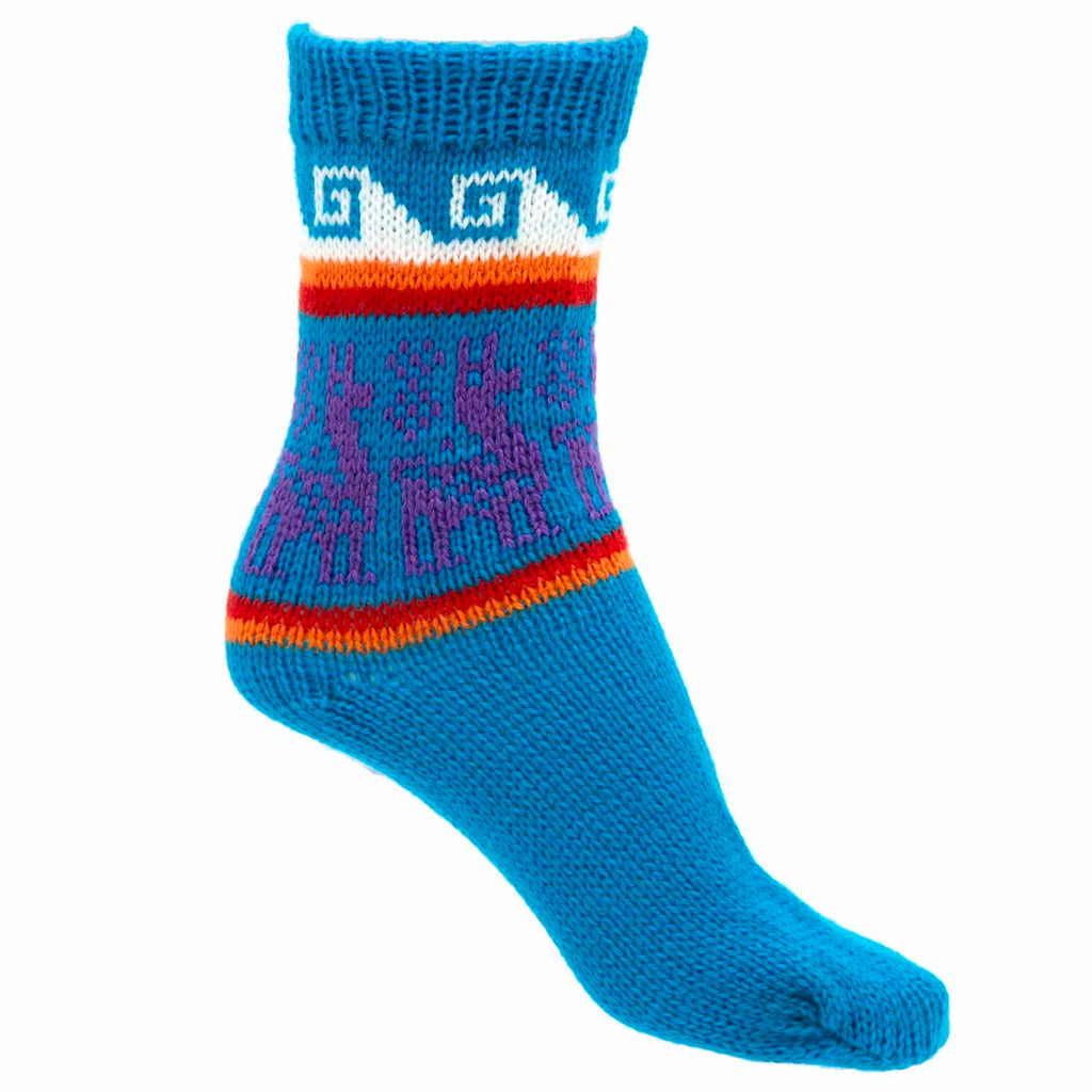 Spring Llama Socks-Siesta Crafts