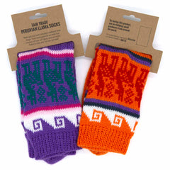 Spring Llama Socks-Siesta Crafts
