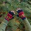 Llama Fingerless Gloves-Siesta Crafts