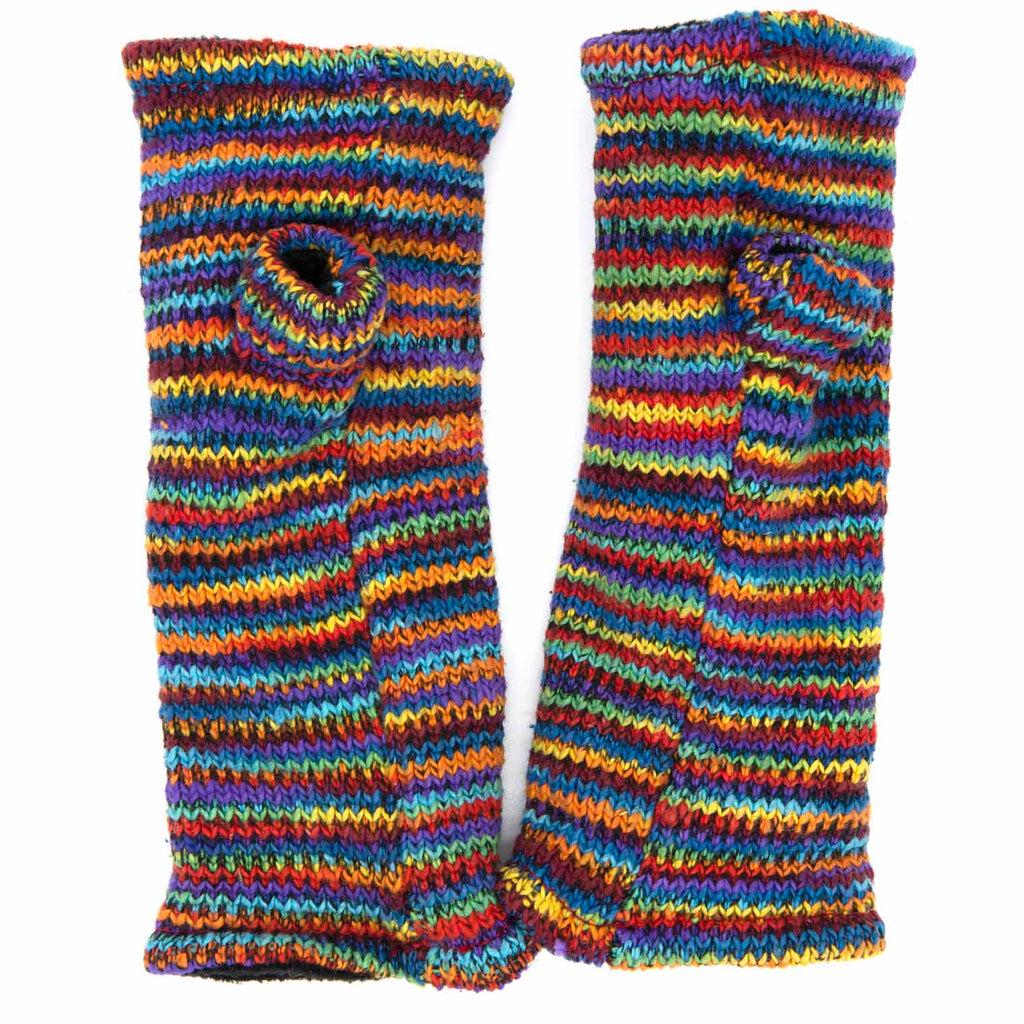 Knitted Cotton Tube Gloves-Siesta Crafts