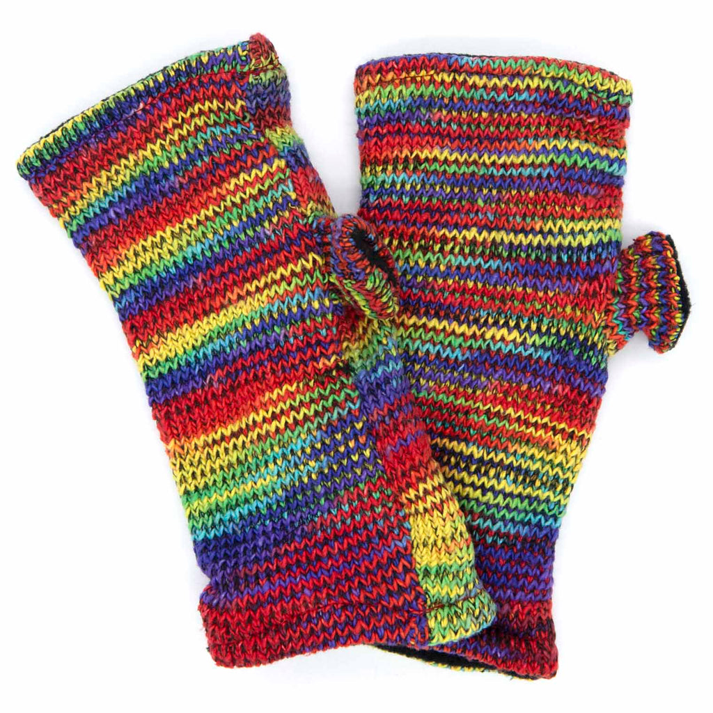 Knitted Cotton Tube Gloves-Siesta Crafts