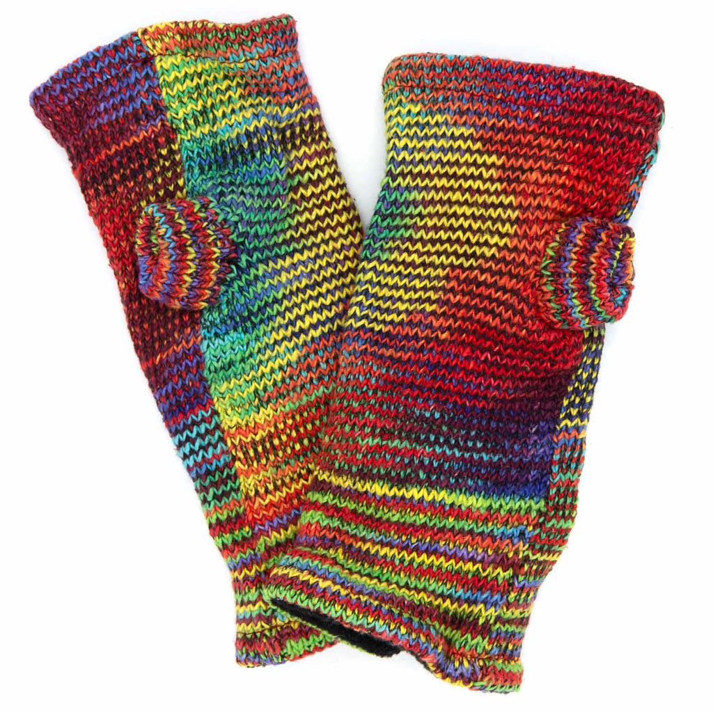 Knitted Cotton Tube Gloves-Siesta Crafts