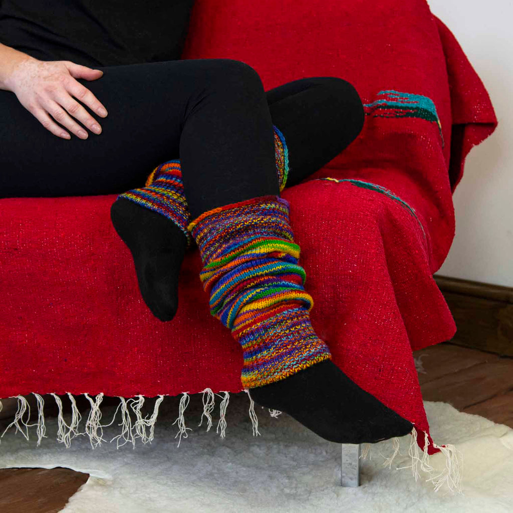 Space Dye Legwarmers-Siesta Crafts