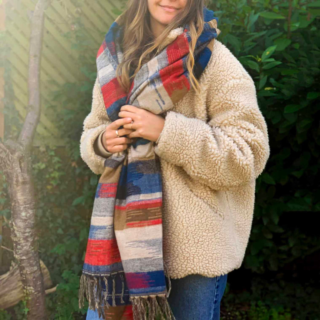 Indian Acrylic Scarf-Siesta Crafts