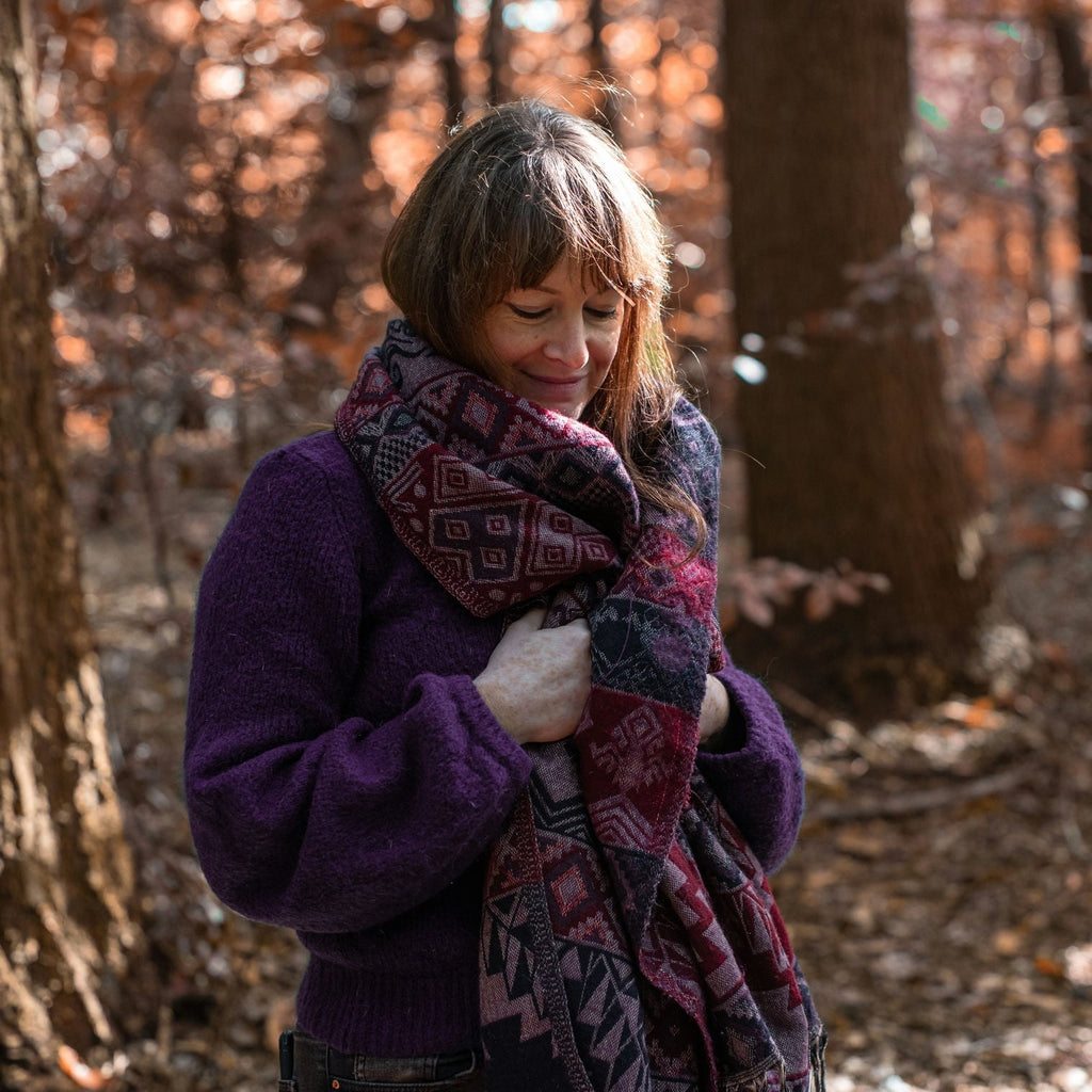 Indian Acrylic Scarf-Siesta Crafts