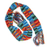 Tie Dye Knitted Patchwork Scarf-Siesta Crafts