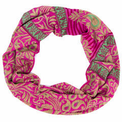 Recycled Sari Snood-Siesta Crafts