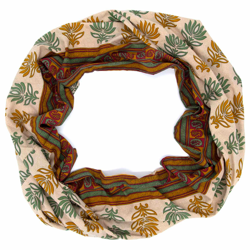 Recycled Sari Snood-Siesta Crafts
